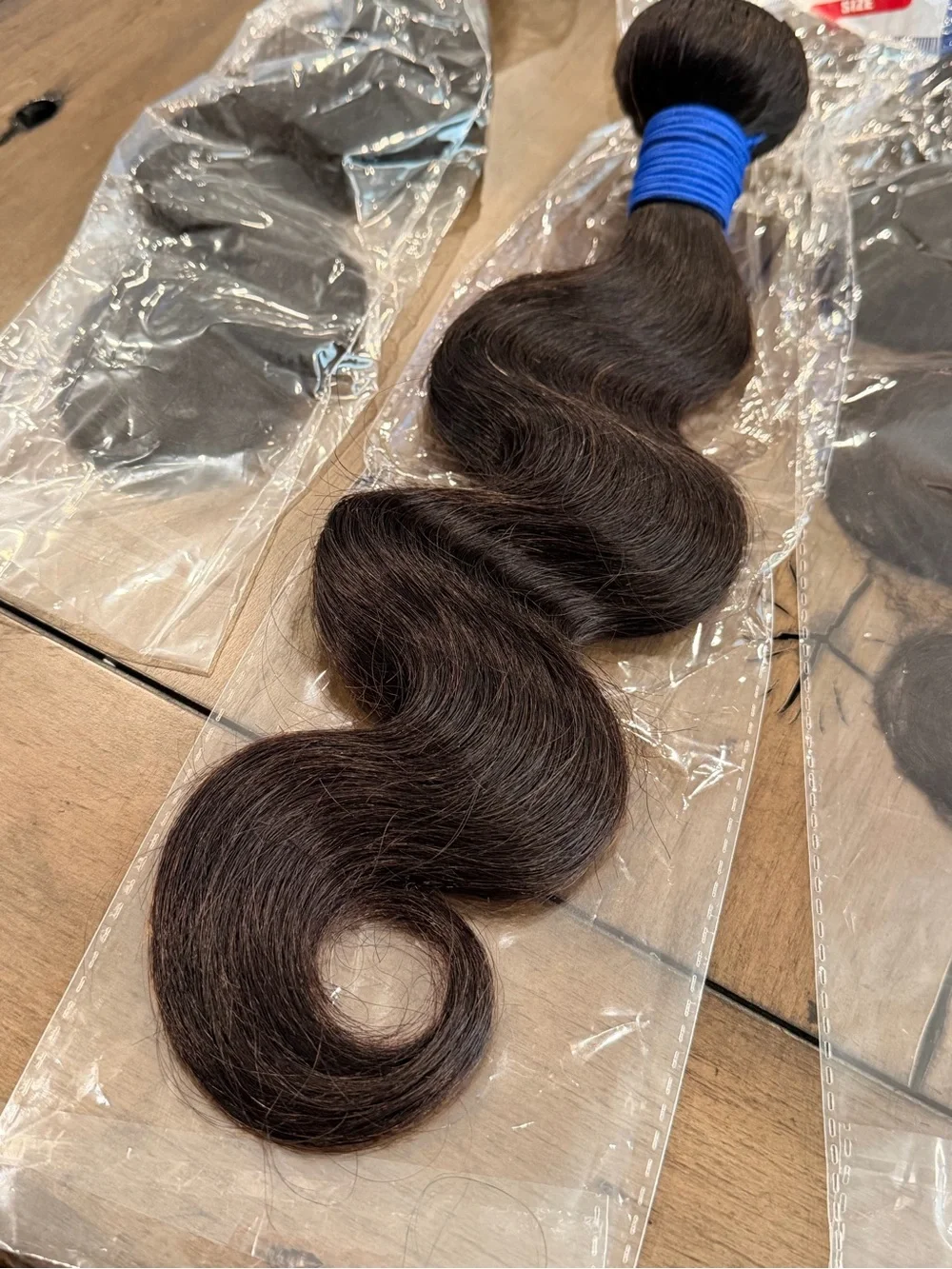 16” 18” 20” Natural Black Body Wave Human Hair 3 Bundle Sew In Weft #029
